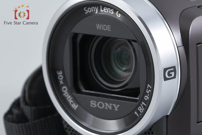 [Used] SONY Handycam HDR-CX675 Bordeaux Brown Digital Video Camera Multi-language support