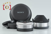 【中古】SONY ソニー E 16mm f/2.8 SEL16F28 + VCL-ECF1 フィッシュアイコンバーター