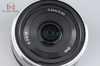 【中古】SONY ソニー E 16mm f/2.8 SEL16F28 + VCL-ECF1 フィッシュアイコンバーター