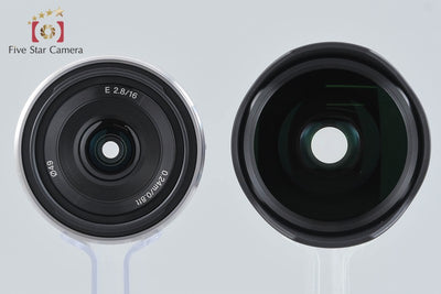 【中古】SONY ソニー E 16mm f/2.8 SEL16F28 + VCL-ECF1 フィッシュアイコンバーター