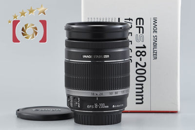 [Used] Canon EF-S 18-200mm f/3.5-5.6 IS with Original Box