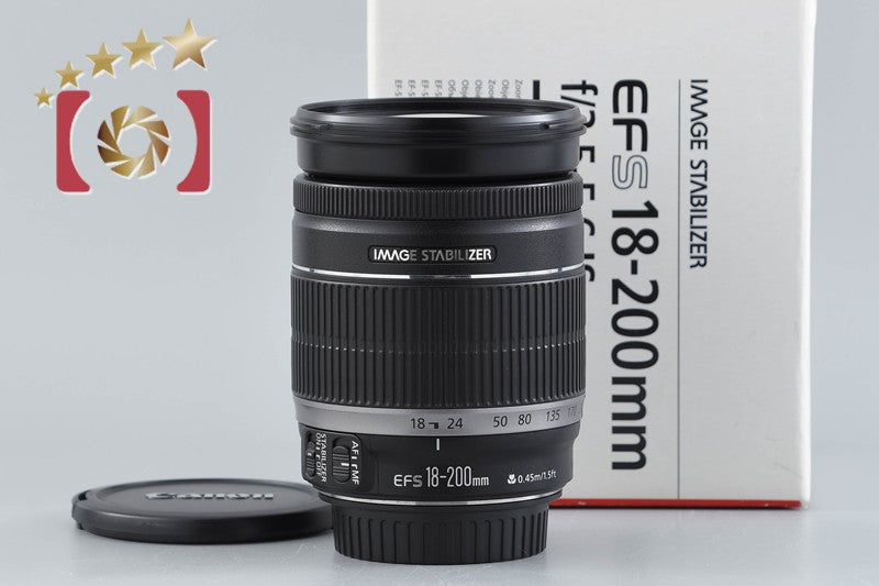 [Used] Canon EF-S 18-200mm f/3.5-5.6 IS with Original Box