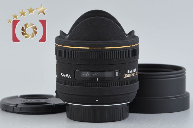 【中古】SIGMA シグマ 10mm f/2.8 EX DC FISHEYE HSM ニコン用