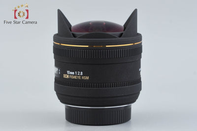 【中古】SIGMA シグマ 10mm f/2.8 EX DC FISHEYE HSM ニコン用