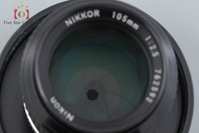 【中古】Nikon ニコン Ai NIKKOR 105mm f/2.5