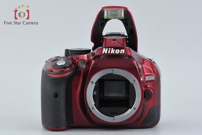 【中古】Nikon ニコン D5200 レッド デジタル一眼レフカメラ