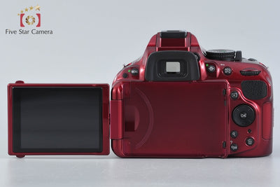 【中古】Nikon ニコン D5200 レッド デジタル一眼レフカメラ