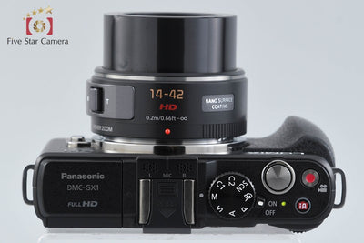 【中古】Panasonic パナソニック LUMIX DMC-GX1 パワーズームキット エスプリブラック シャッター回数僅少