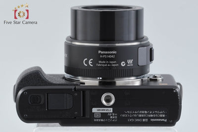 【中古】Panasonic パナソニック LUMIX DMC-GX1 パワーズームキット エスプリブラック シャッター回数僅少