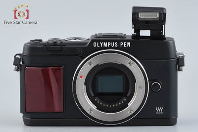【中古】OLYMPUS オリンパス PEN Lite E-PL5 ブラック プレミアムモデル ミラーレス一眼カメラ シャッター回数僅少