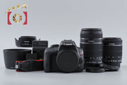 [Used] Canon EOS Kiss X7 Double Zoom Kit Black - Low Shutter Count
