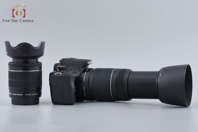 [Used] Canon EOS Kiss X7 Double Zoom Kit Black - Low Shutter Count