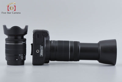 [Used] Canon EOS Kiss X7 Double Zoom Kit Black - Low Shutter Count