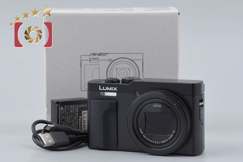 Used: Panasonic LUMIX DC-TZ99 Black Compact Digital Camera with Original Box