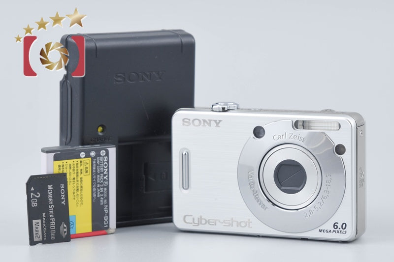 【Used】SONY Cyber-shot DSC-W50 Silver Compact Digital Camera