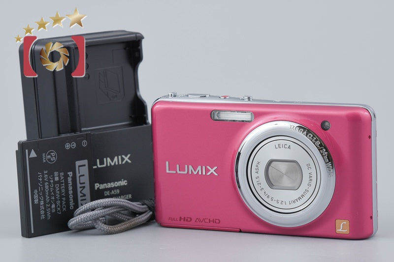 [Used] Panasonic LUMIX DMC-FX77 Glamorous Pink Compact Digital Camera