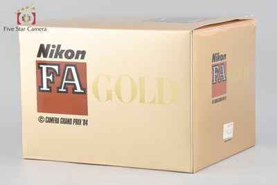 【中古】Nikon ニコン FA GOLD CAMERA GRAND PRIX' 84 + Ai-S NIKKOR 50mm f/1.4 元箱付き