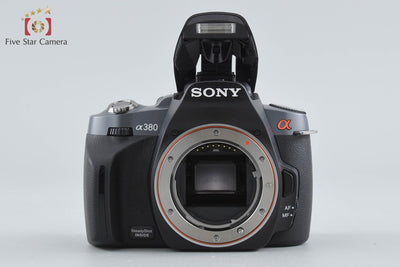 【中古】SONY ソニー α380 DSLR-A380Y ダブルズームレンズキット シャッター回数僅少
