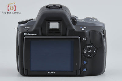【中古】SONY ソニー α380 DSLR-A380Y ダブルズームレンズキット シャッター回数僅少