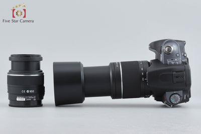 【中古】SONY ソニー α380 DSLR-A380Y ダブルズームレンズキット シャッター回数僅少