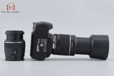 【中古】SONY ソニー α380 DSLR-A380Y ダブルズームレンズキット シャッター回数僅少