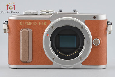 [Used] OLYMPUS Olympus PEN E-PL8 Brown Mirrorless Interchangeable Lens Camera, Low Shutter Count