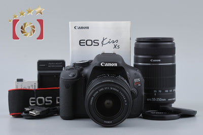 [Used] Canon EOS Kiss X5 Double Zoom Lens Kit - Low Shutter Count