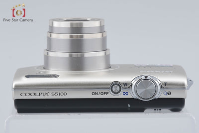 [Used] Nikon COOLPIX S5100 Warm Silver Compact Digital Camera