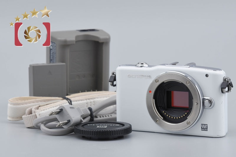Used Olympus PEN mini E-PM1 White Mirrorless Single-Lens Camera