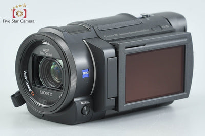 [Used] SONY Sony FDR-AXP35 Black Digital 4K Video Camera with Original Box, Multi-Language Support