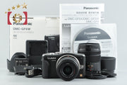 Used: Panasonic LUMIX DMC-GF6 Double Zoom Lens Kit Black, Low Shutter Count, With Original Box