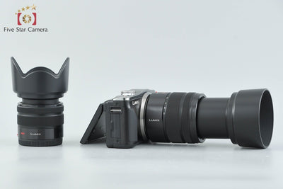 Used: Panasonic LUMIX DMC-GF6 Double Zoom Lens Kit Black, Low Shutter Count, With Original Box