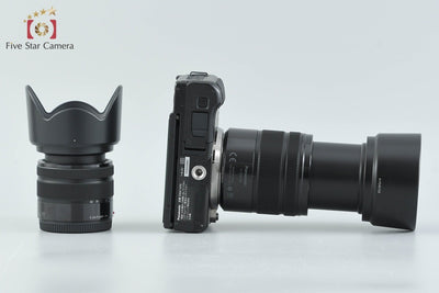 Used: Panasonic LUMIX DMC-GF6 Double Zoom Lens Kit Black, Low Shutter Count, With Original Box