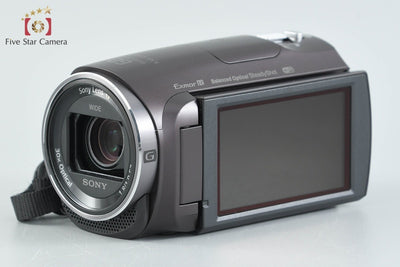 [Used] SONY Sony Handycam HDR-CX670 Bordeaux Brown Digital Video Camera Multi-language Support