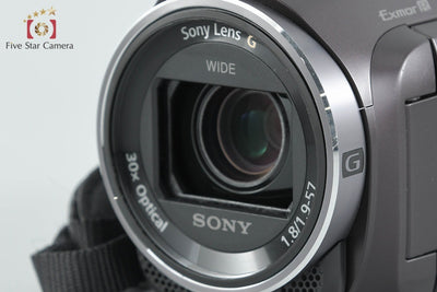 [Used] SONY Sony Handycam HDR-CX670 Bordeaux Brown Digital Video Camera Multi-language Support