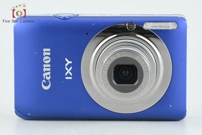 [Used] Canon IXY 210F Blue Compact Digital Camera with Original Box