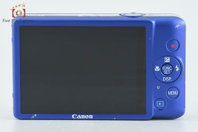 [Used] Canon IXY 210F Blue Compact Digital Camera with Original Box
