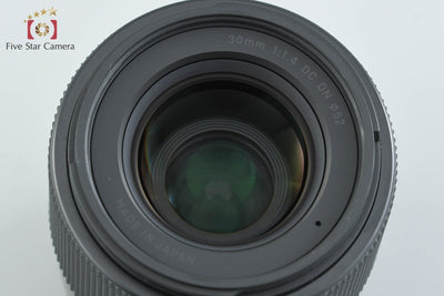【中古】SIGMA シグマ 30mm f/1.4 DC DN Contemporary ソニーEマウント用 元箱付き