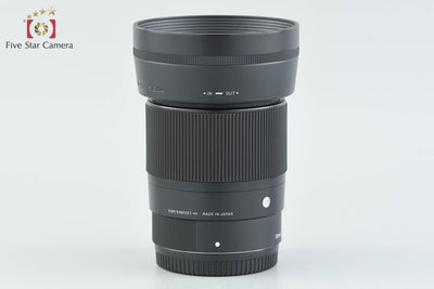 【中古】SIGMA シグマ 30mm f/1.4 DC DN Contemporary ソニーEマウント用 元箱付き