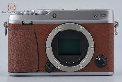 【中古】FUJIFILM 富士フイルム X-E3 ブラウン ミラーレス一眼カメラ