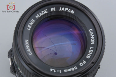 【中古】Canon キヤノン New FD 50mm f/1.4