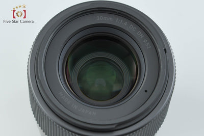 Used SIGMA 30mm f/1.4 DC DN Contemporary for Fujifilm X-mount with original box