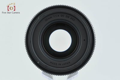 Used SIGMA 30mm f/1.4 DC DN Contemporary for Fujifilm X-mount with original box