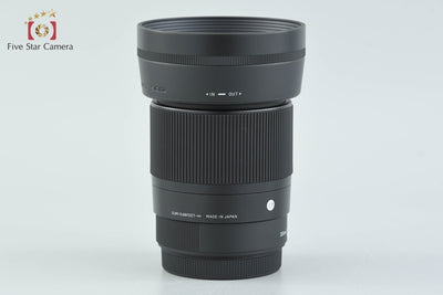 Used SIGMA 30mm f/1.4 DC DN Contemporary for Fujifilm X-mount with original box