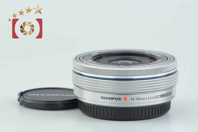 【中古】OLYMPUS オリンパス M.ZUIKO DIGITAL ED 14-42mm f/3.5-5.6 EZ シルバー