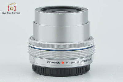 【中古】OLYMPUS オリンパス M.ZUIKO DIGITAL ED 14-42mm f/3.5-5.6 EZ シルバー