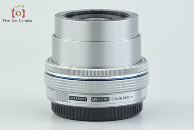 【中古】OLYMPUS オリンパス M.ZUIKO DIGITAL ED 14-42mm f/3.5-5.6 EZ シルバー