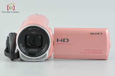 【中古】SONY ソニー ハンディカム HDR-CX670 ピンク デジタルビデオカメラ 多言語対応