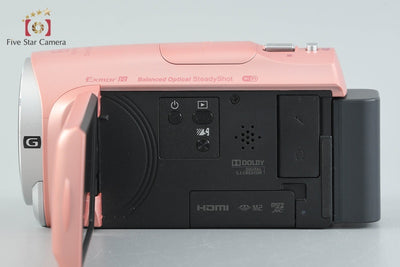 【中古】SONY ソニー ハンディカム HDR-CX670 ピンク デジタルビデオカメラ 多言語対応