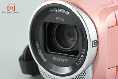 【中古】SONY ソニー ハンディカム HDR-CX670 ピンク デジタルビデオカメラ 多言語対応